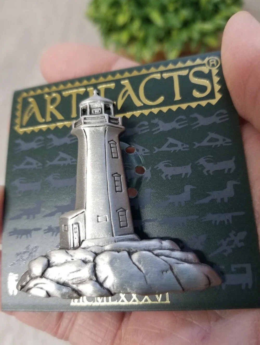 Vintage Lighthouse Brooch